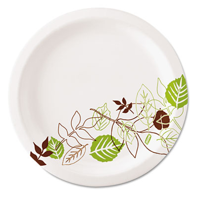 6.875"ULTRALUX SAGE PAPER PLATE, 1M/CS