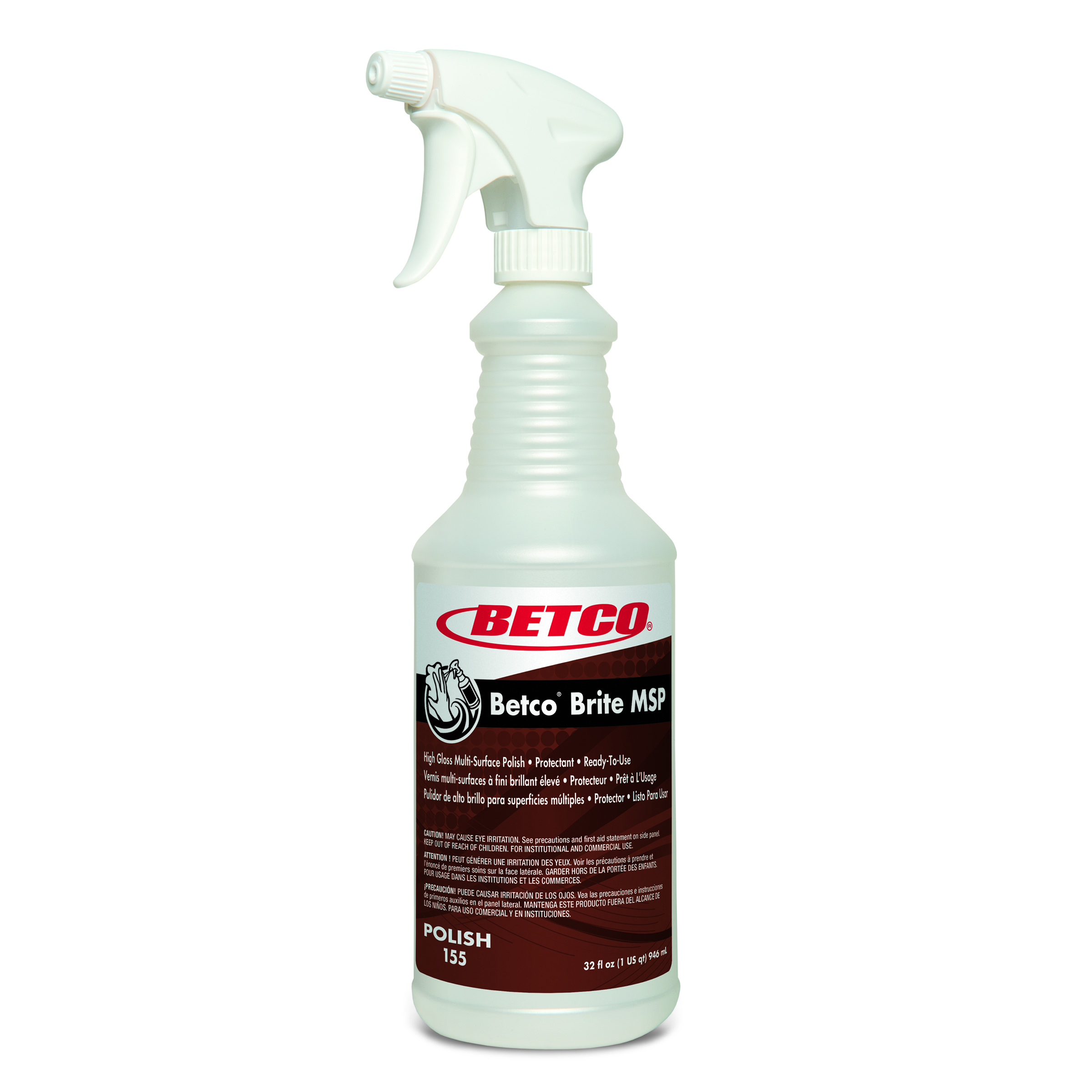 BETCO BRITE MSP MULTI SURFACE CLEANER 12/ QUARTS