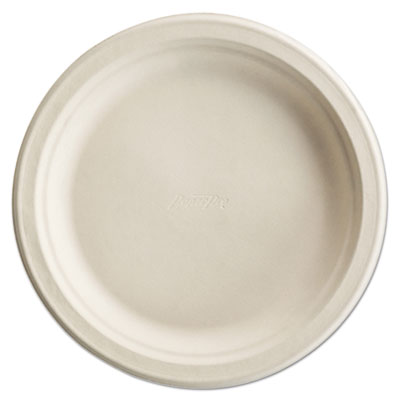 CHINET WHITE ROUND PAPER PLATE, 8-3/4", 125/SLV, 500/CS