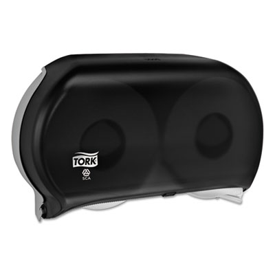 T22 TWIN JR. JUMBO TOILET TISSUE DISPENSER, SMOKE