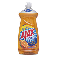 AJAX LIQUID DISH DETERGENT, ORANGE SCENT, 28OZ/BTL,