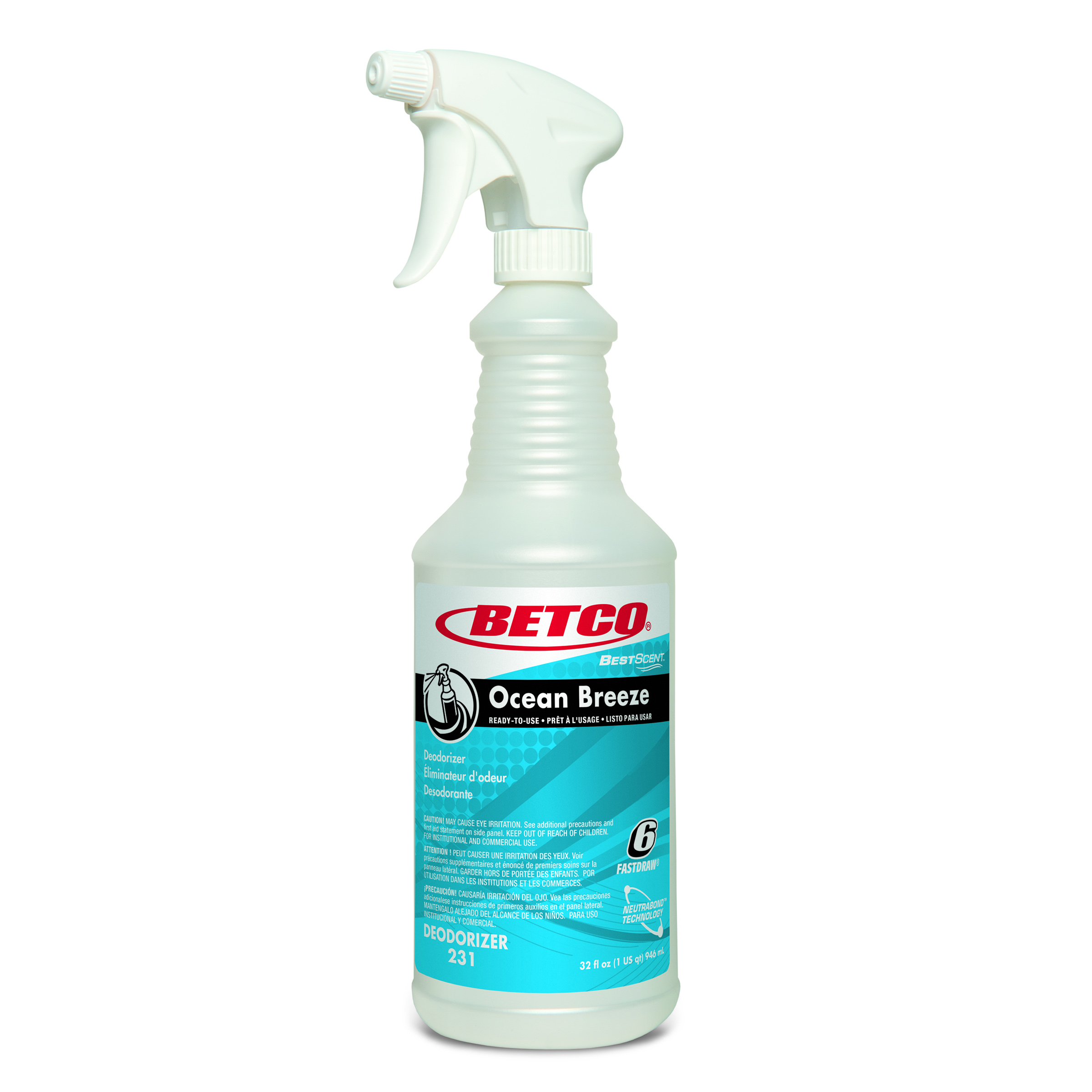 BEST SCENT OCEAN BREEZE EMPTY SPRAY BOTTLE