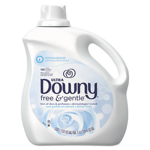 DOWNY FREE &amp; GENTLE LIQUID  FABRIC SOFTENER, UNSCENTED, 