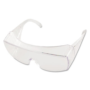 YUKON SAFTEY GLASSES,  WRAPAROUND CLEAR LENS, 1/EA