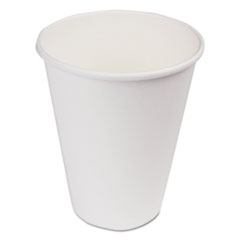 12OZ WHITE POLY LINED PAPER  HOT CUP, 