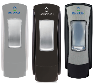 "LUXURY" (#LFS-12) BLACK/CHROME SOAP PUSH