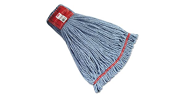 WEB FOOT WET MOP HEAD,  SIZE: LARGE, COLOR: BLUE, 