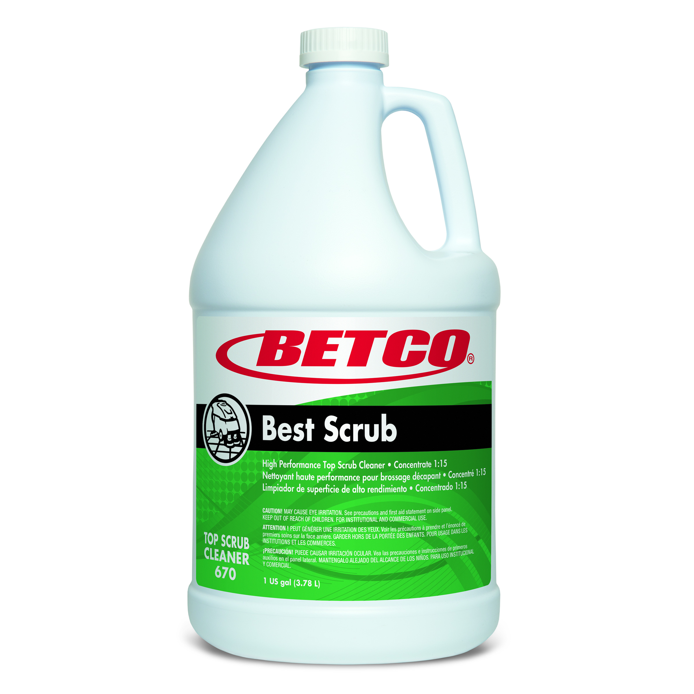 BEST SCRUB TOP SCRUB FLOOR CLEANER 4X1 GALLONS