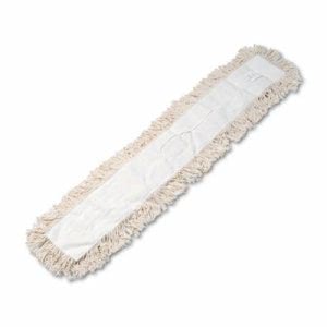 48"X5" WHITE COTTON DUST MOP  HEAD, 1/EA