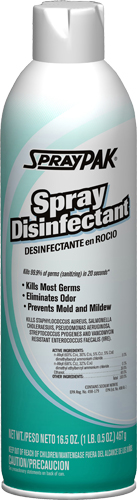 CHAMPION DISINFECTANT SPRAY,  16.5OZ/CAN, 12CAN/CS