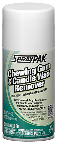 CHEWING GUM AND CANDLE WAX  REMOVER SPRAY, 5.5OZ SPRAY 