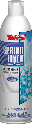 AIR FRESHENER, SPRING LINEN  SCENT, 15OZ SPRAY CANS, 