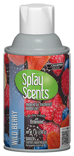 AIR FRESHENER, WILD BERRY  SCENT, 7OZ SPRAY CANS, 12EA/CS