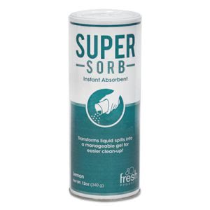 SUPER-SORB LIQUID SPILL  ABSORBENT, LEMON SCENT, 