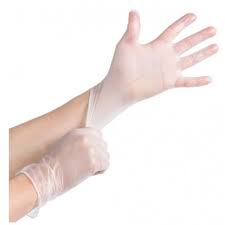 CLEAR LATEX POWDER FREE GLOVES, SIZE X-LARGE, 5.3MIL, 