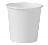 "SOLO" 4OZ HOT PAPER CUP, WHITE, 50EA/SLV, 20SLV/CS