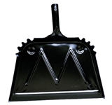 12" BLACK METAL DUST PAN
