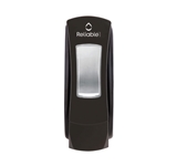 "LUXURY" (#LFS-12) BLACK SOAP PUSH DISPENSER,