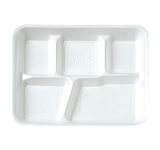 "GENPAK" FOAM CAFETERIA TRAY, 8 3/8" X 10 3/8" X 1 3/16"