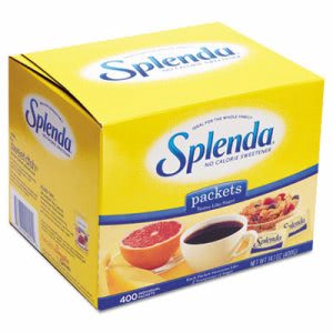 SPLENDA NO CALERIE SWEETNER  PACKETS, 400EA/BX