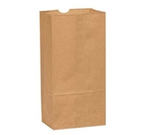 10# KRAFT BAGS 6-1/2X4-1/16X 13-5/16 500/BDL-2M/BALE