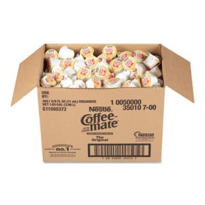 NESTLE LIQUID COFFEE CREAMER, ORIGIONAL .038 OZ CUPS, 