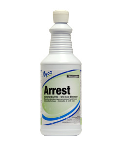 BACTERIAL ENZYME "ARREST"  BATHROOM CLEANER, URIC ACID 