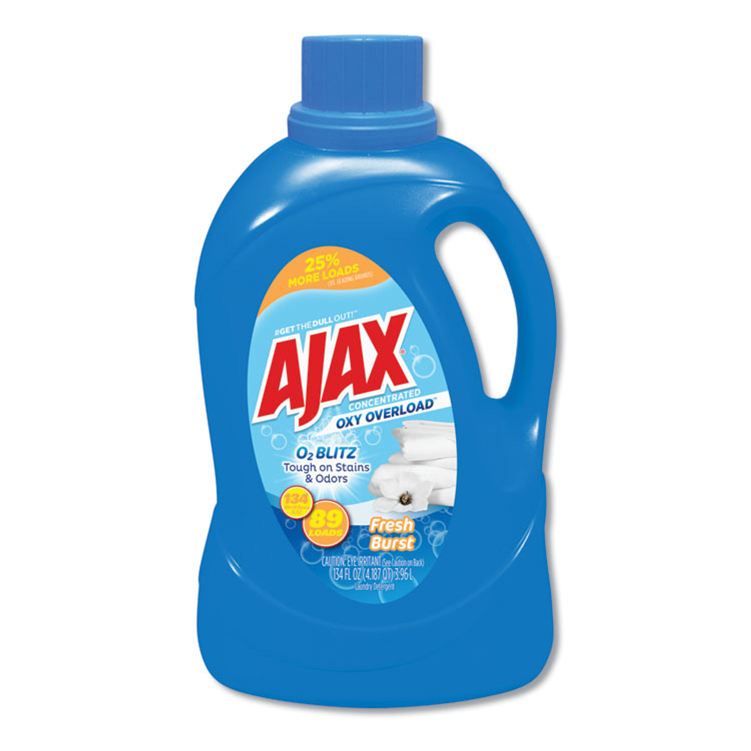 AJAX LIQUID LAUNDRY DETERGENT,  OXY OVERLOAD, FRESH BURST 