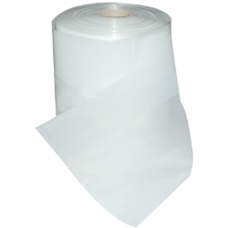 10X8X24 CLEAR GUSSET POLYBAG,  3MIL, 500EA/CS