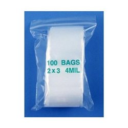3"X5"4 MIL RECLOSABLE BAG 1M/CS
