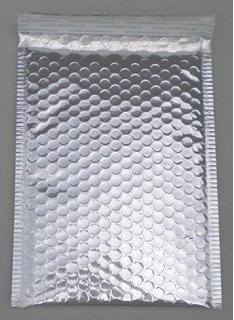 8.5X11.25 BUBBLE MAILER, SILVER METALLIC #2, 75EA/CS