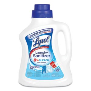 LYSOL LAUNDRY SANITIZER, CRISP  LINEN SCENT, 1GAL/BTL, 4BTL/CS