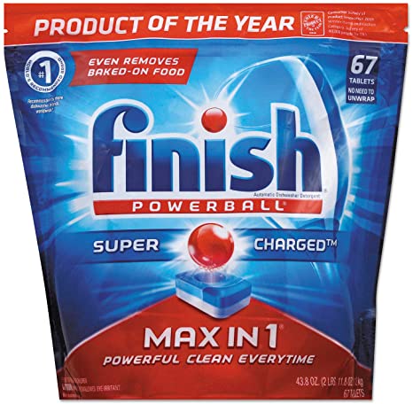 POWERBALLL MAX IN 1  DISHWASHING TABS, FRESH SCENT, 