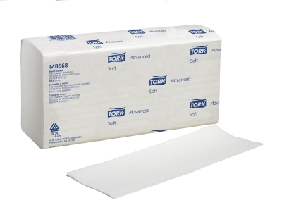 ADVC SOFT MULTI-FOLD TOWELL WHITE 16/150 CS