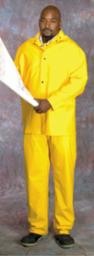 RAIN JACKET W/ HOOD AND OVERALLS, 24EA/CS (X-LARGE)