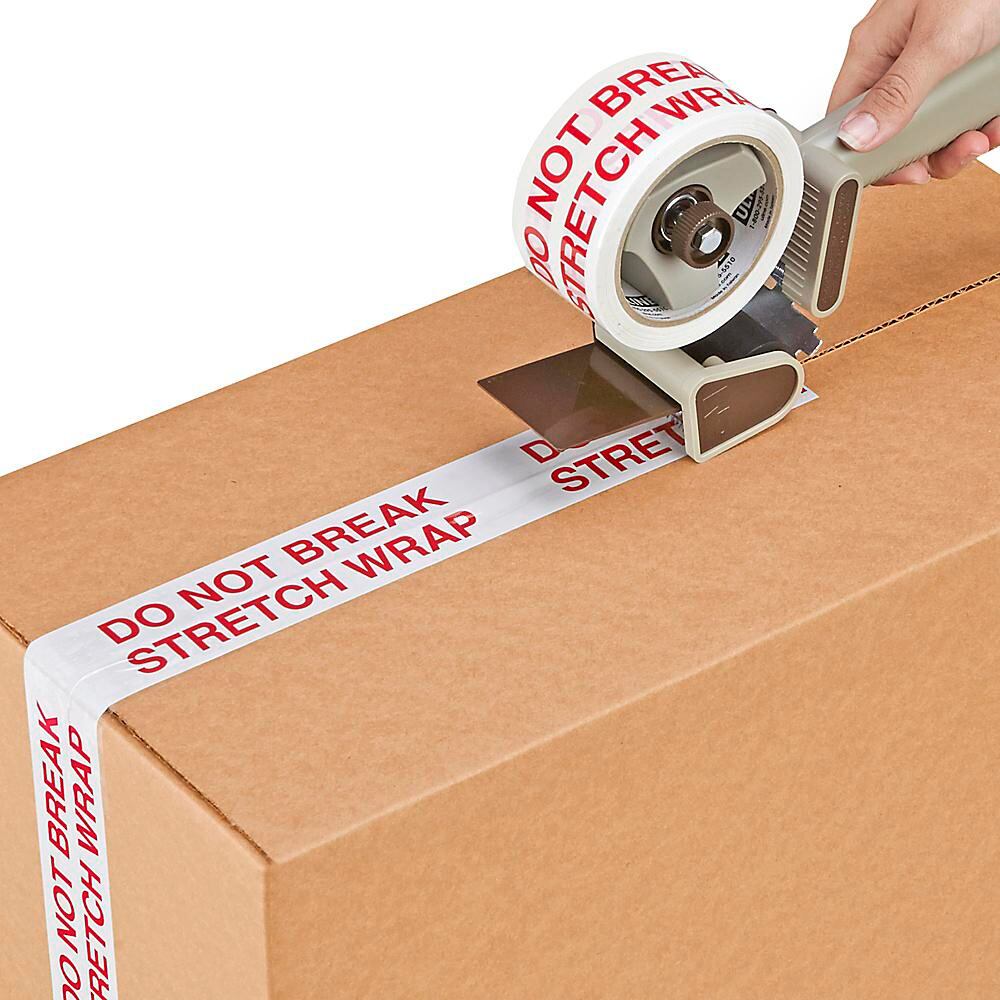 2"X55YD "DO NOT BREAK STRETCH WRAP" CARTON SEALING TAPE, 