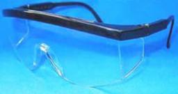 VISI-GARD CLASSIC STANDARD CLEAR SAFTEY GLASSES, BLACK