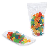 6"X9" CLEAR POLYPROPYLENE ZIPPER BAG, 2MIL, 2" BOTTOM